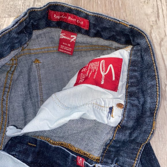 Bootcut Seven7 Jeans with Stretch - Picture 7 of 9